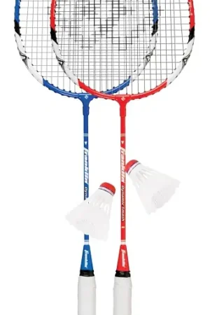 Trusted Brand Franklin 52623 Badminton Racquet Set, Tempered Steel Frame