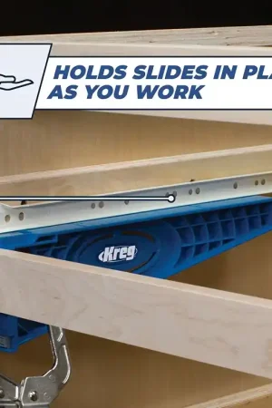 Weekend Sale Kreg KHI-SLIDE Drawer Slide Jig, For: Face-Frame and Frameless Cabinet
