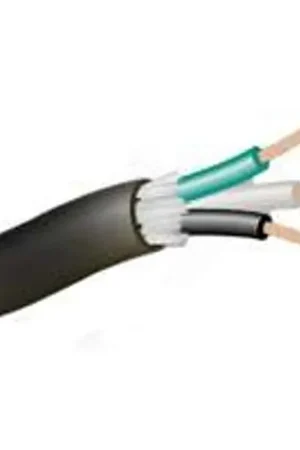 Clearance CCI 55039504 Electrical Wire, 12 AWG Wire, 250 ft L, Copper Conductor, TPE Insulation, TPE Sheath, Black Sheath