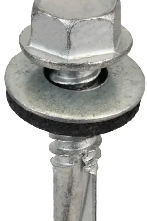 Acorn SW-MM141G250 Screw, #14 Thread, Hex Drive, Self-Drilling, Self-Tapping Point, Galvanized Steel Fan Favorite
