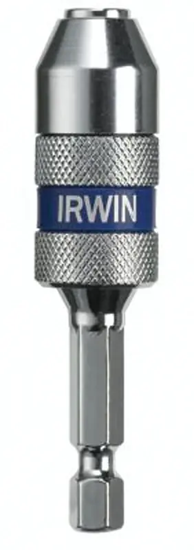 Big Sale Irwin 4935703 Bit Holder, 1/4 in Drive, 1/4 in Shank, Hex Shank, 2 in L, Carbon Steel