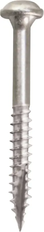 Free Returns Kreg SML-F125S5-100 Pocket-Hole Screw, #7 Thread, 1-1/4 in L, Fine Thread, Maxi-Loc Head, Square Drive, Sharp Point