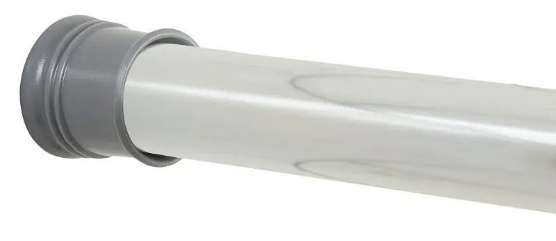 Zenna Home TwistTight Series 506S/505S Shower Rod, 72 in L Adjustable, 1-1/4 in Dia Rod, Steel, Chrome New Release