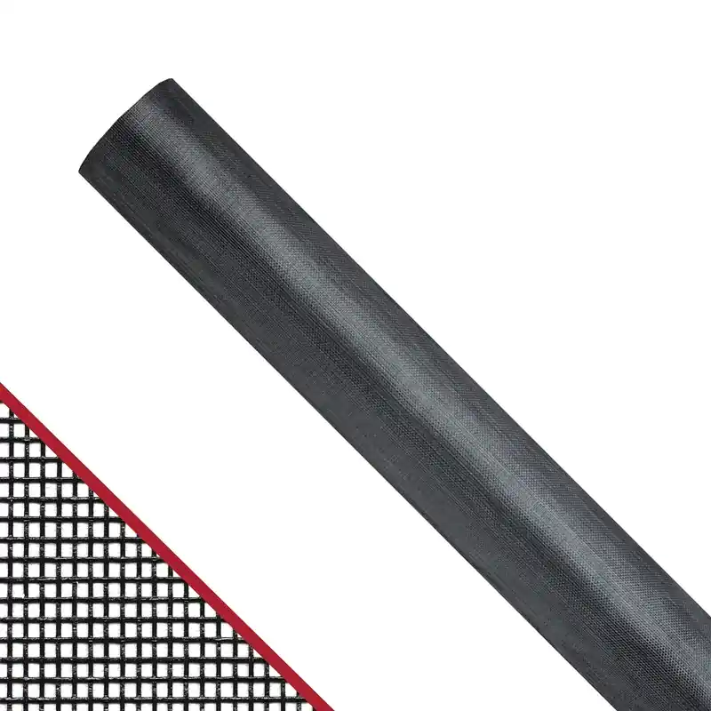 Adfors FCS10322-M Door and Window Screen, 100 ft L, 48 in W, Fiberglass, Charcoal Instant Buy