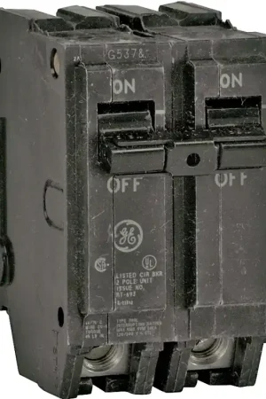 ABB Industrial Solutions ReliaHome Series THQL2140A Miniature Circuit Breaker, 40 A, 2-Pole, 120/240 VAC, Plug-In Free Returns