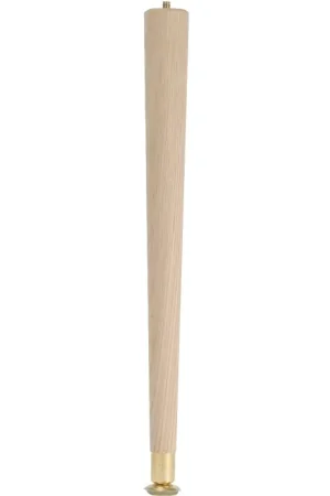 Affordable Waddell 2512 Table Leg, 11-1/2 in H, Hardwood, Smooth Sanded