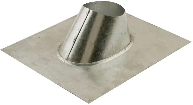 AmeriVent 3EF Roof Vent Flashing, 14-3/4 in OAL, 12-1/2 in OAW, Steel Premium