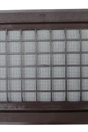 Witten Vent 510BR Foundation Vent, 15-1/4 in W, Polypropylene, Brown High Quality