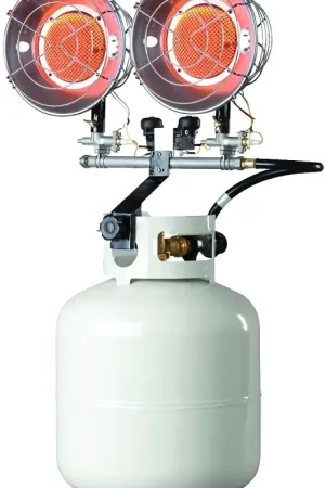 Brand New Mr. Heater F242650 Portable Heater with Oxygen Depletion System, 20 lb Fuel Tank, Propane, 10,000 to 30,000 Btu