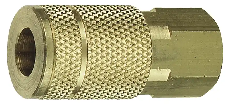 In Demand Tru-Flate 13-135 Coupler, 1/4 in, FNPT, Brass