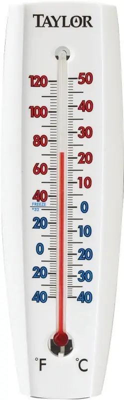 Taylor 5154 Thermometer, 7-5/8 in L x 2-3/8 in W Dimensions, Analog, -40 to 120 deg F Sale