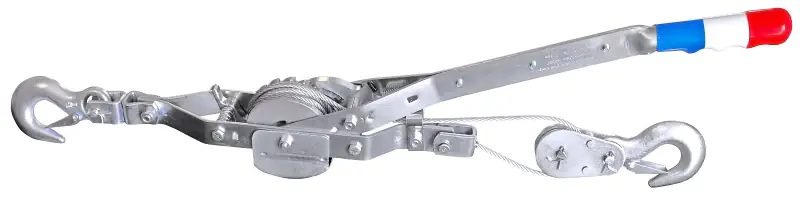 Acorn Hardware 72A Cable Puller, 2 ton Lifting, 3/18 in Dia Rope/Cable, 6 ft Lift Final Sale