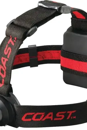 Budget Coast TT7041CP Adjustable Headlamp, AAA Battery, LED Lamp, 175 Lumens, Hinged Beam, 56 m Beam Distance