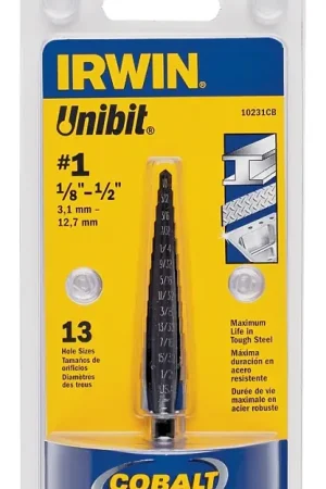 1/8IN - 1/2IN STEP DRILL BIT Same Day Shipping