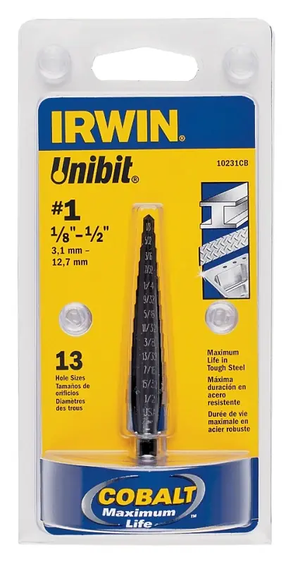 1/8IN - 1/2IN STEP DRILL BIT Same Day Shipping