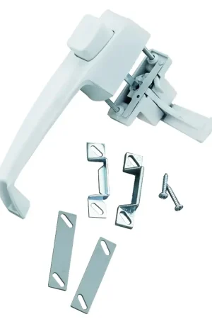 Wright Products V333WH Pushbutton Latch, 1-3/4 in Hole Spacing, 1-3/4 in Hole Spacing Brand New