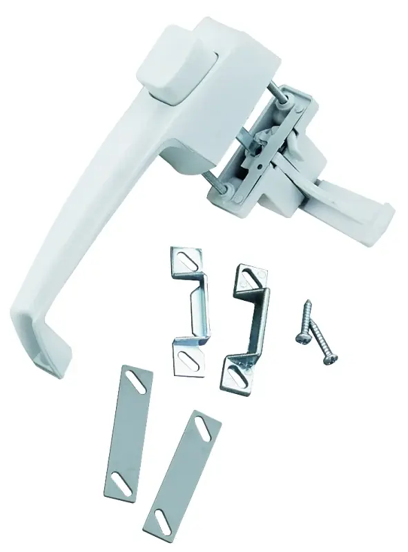 Wright Products V333WH Pushbutton Latch, 1-3/4 in Hole Spacing, 1-3/4 in Hole Spacing Brand New