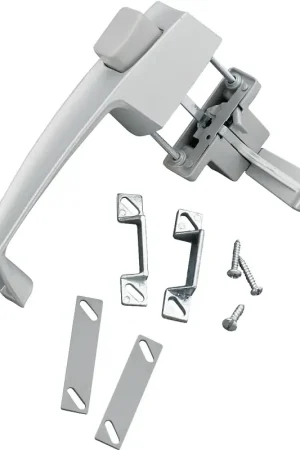 Wright Products V398 Pushbutton Latch, 1-1/2 in Hole Spacing, 3/4 to 1-1/4 in Thick Door Hot Deal