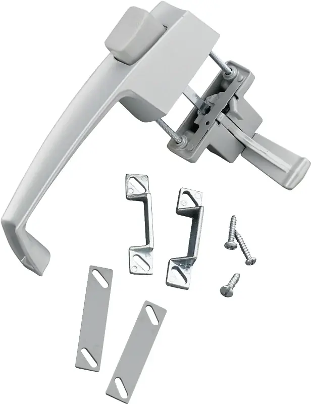 Wright Products V398 Pushbutton Latch, 1-1/2 in Hole Spacing, 3/4 to 1-1/4 in Thick Door Hot Deal