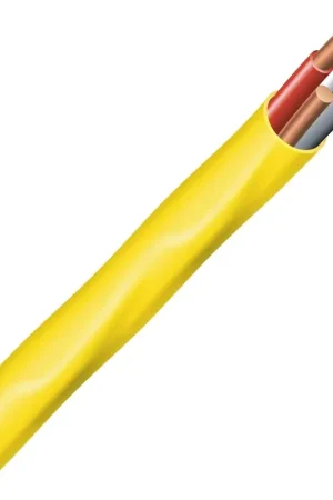 Certified Southwire Romex 12/3NM-WGX100 Sheathed Cable, 12 AWG Wire, 3-Conductor, 100 ft L, Copper Conductor, PVC Insulation, Nylon Sheath