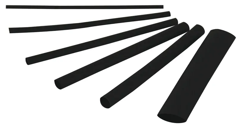 Best Choice Gardner Bender HST-ASTB Heat-Shrink Tubing Assortment, 3/32-3/4", Black