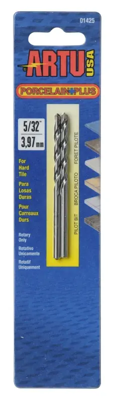 ARTU 01425 Drill Bit, 5/32 in Dia, 3-1/8 in OAL, Flat Flute, 2-Flute, 5/32 in Dia Shank, Straight Shank Next Day Delivery