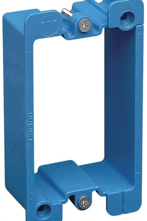 Best Price Carlon B1MGEXT-2 Box Extender, 3-1/4 in L, 2-1/4 in W, 1-Gang, PVC, Blue