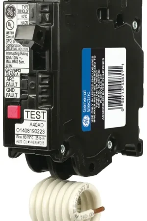 ABB THQL1120DFP Circuit Breaker, AFCI, Dual Function, GFCI, 20 A, 1 -Pole, 120/240 VAC, Plug Mounting New Arrival