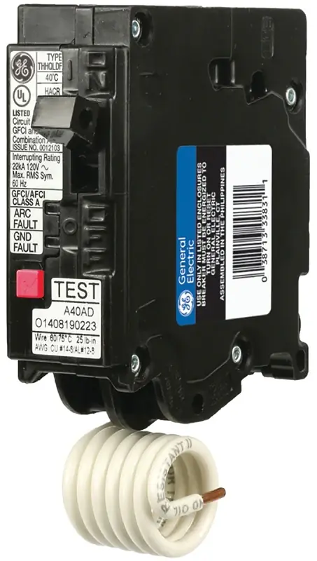 ABB THQL1120DFP Circuit Breaker, AFCI, Dual Function, GFCI, 20 A, 1 -Pole, 120/240 VAC, Plug Mounting New Arrival