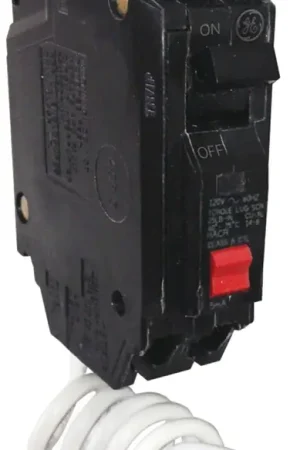 New Release ABB Industrial Solutions THQL1115GFTA Circuit Breaker, 15 A, 1-Pole, 120 V, Non-Interchangeable, Thermal Magnetic Trip