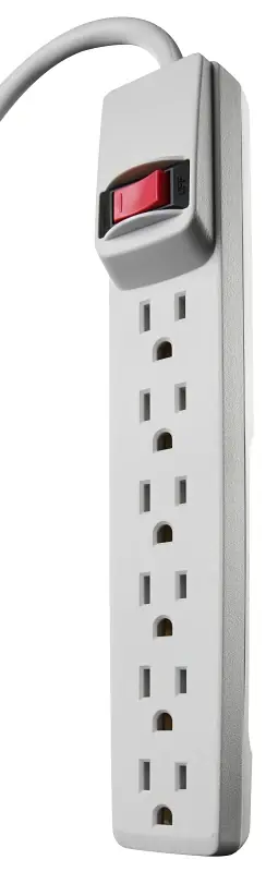 Woods 41367 Power Strip, 4 ft L Cable, 6 -Socket, 15 A, 120 V, White Best Price