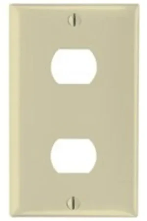 Legrand K2I Wallplate, Standard-Size, 4-1/2 in L, 2-3/4 in W, 1-Gang, Ivory Holiday Sale