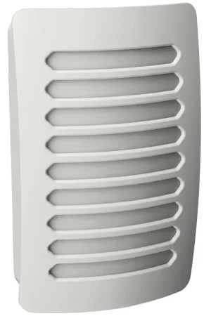 AmerTac Louver Decoplug NL-DPLV-W Night Light, 2.75 in W x 1.35 in D x 4.5 in H Dimensions, White Fixture, 120 V, 0.9 W New Arrival