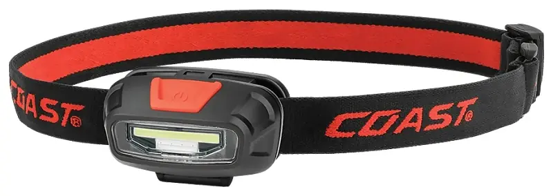 Coast FL13 Headlight, AAA Battery, LED Lamp, 250 Lumens, 68 ft Beam Distance, 13 hr Run Time, Black Don't Miss Out