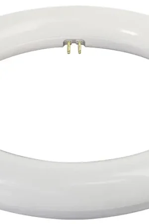 Feit Electric FC8/840/LED LED Bulb, Linear, T9 Lamp, 22 W Equivalent, 4-Pin Lamp Base, Non-Dimmable, Frosted, Cool White, Pack of 4 Deal