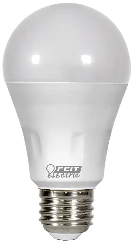 Feit Electric BPA19/B/LASER/LED LED Bulb, General Purpose, A19 Lamp, 40 W Equivalent, E26 Lamp Base, 3000 K Color Temp Free Returns