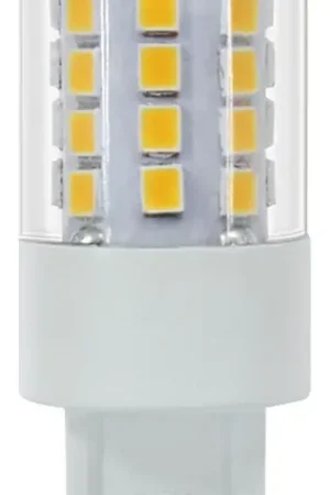 Feit Electric BPG940/830/LED LED Bulb, Specialty, T4 Lamp, 40 W Equivalent, G9 Lamp Base, Dimmable, Clear, Warm White, Pack of 6 Certified
