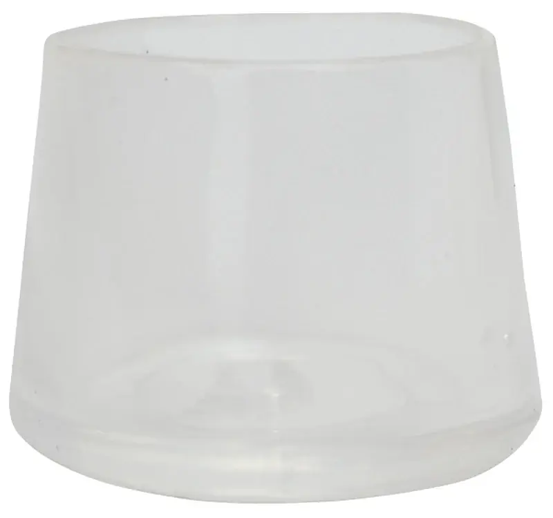 Shepherd Hardware 6212 Leg Tip, Round, Plastic, Clear, 1 in Dia, 3/4 in H High Quality