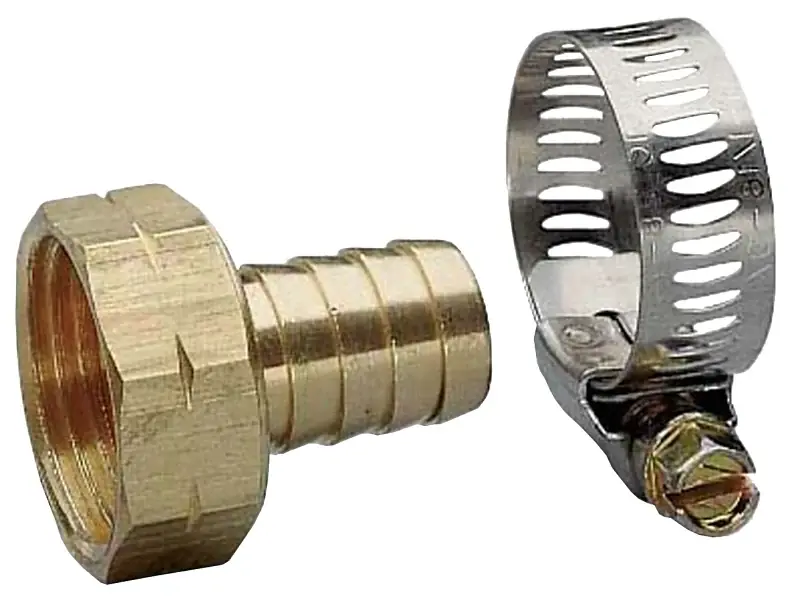 Mega Sale Nelson 854544-1001 Hose Repair Coupler, 3/4 in, Female, Brass, For: 3/4 in Garden Hose, Pack of 10