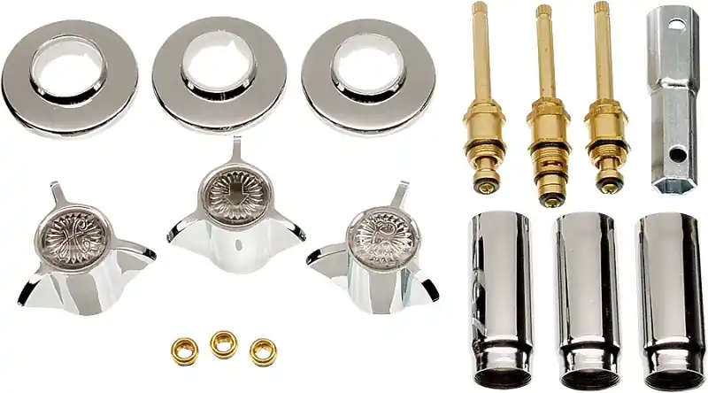Reduced Price Danco 39620 Remodeling Trim Kit, Brass, Classic Chrome, For: Sayco Shower Valves