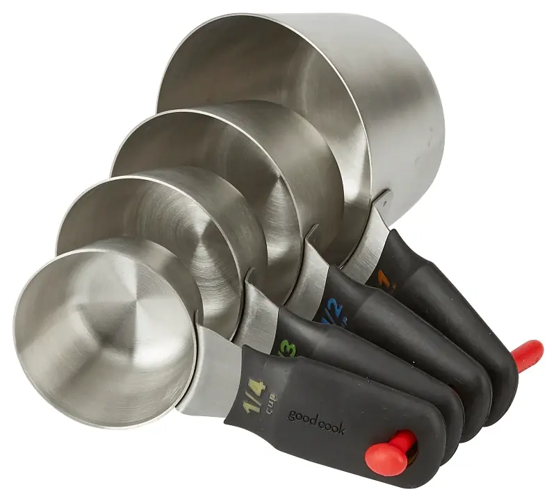 Today Only Goodcook 20408 Measuring Cup Set, Stainless Steel