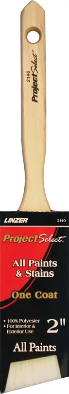 Premium Linzer WC 2140-2 Paint Brush, 2 in W, 2-3/4 in L Bristle, Polyester Bristle, Sash Handle