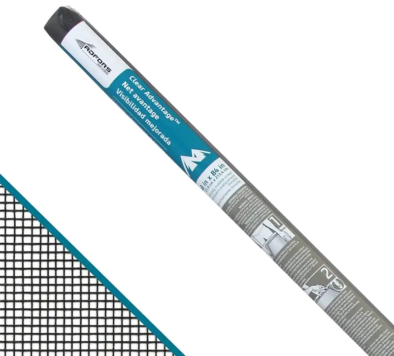 Adfors Clear Advantage Series FCS9698-M Window Screen, 84 in L, 48 in W, Fiberglass, Charcoal Limited Time