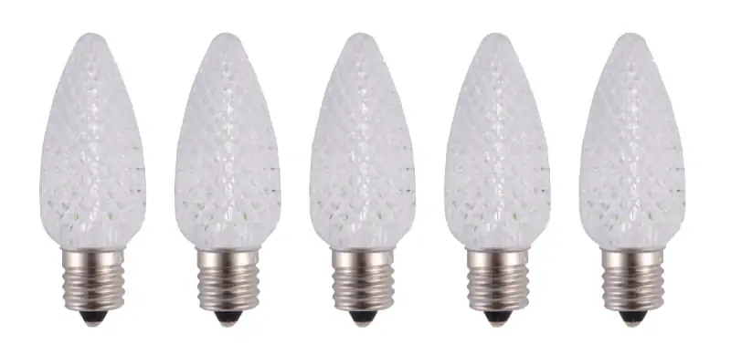 Deal Hometown Holidays 24991 Bulb, Intermediate Lamp Base, LED Lamp, Crystal Cool White Light