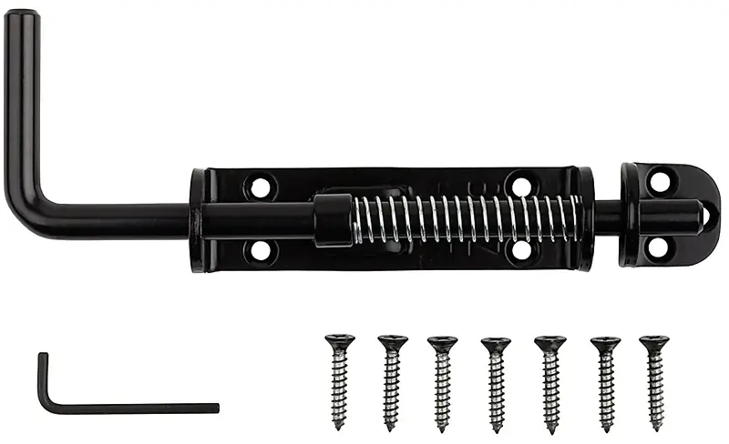 National Hardware N109-214 Slide Bolt, 9/16 in Bolt Head, Steel Same Day Shipping