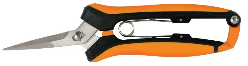 Luxury Fiskars 399250-1001 Pruning Snip, Stainless Steel Blade, Precision Ground Blade, Plastic Handle, Soft-Grip Handle