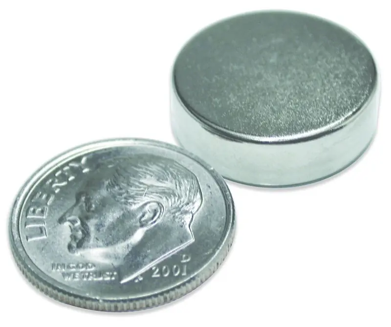 Bargain Magnet Source 07046 Super Magnet Disc, Neodymium, 0.472 in Dia, 0.118 in H