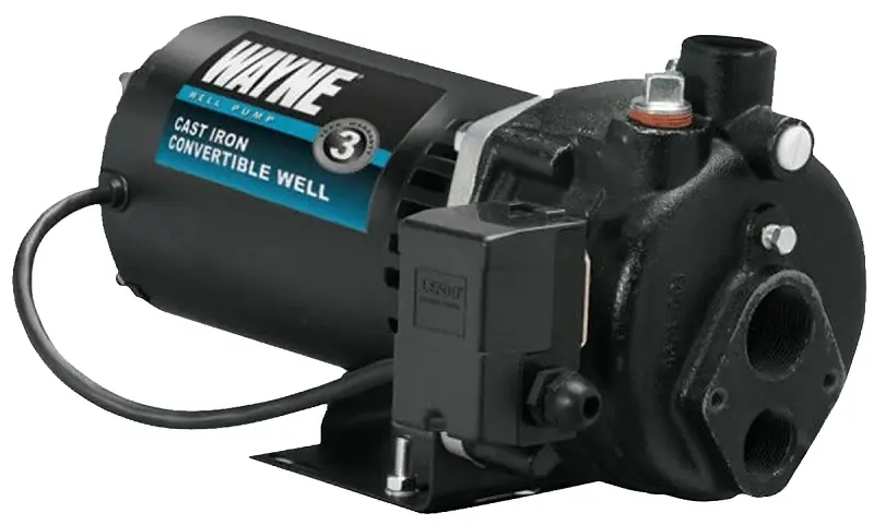 Wayne CWS100 Jet Pump, 120/240 V, 1 hp, 3/4 in Connection, 90 ft Max Head, 1056 gph, Cast Iron Reduced Price
