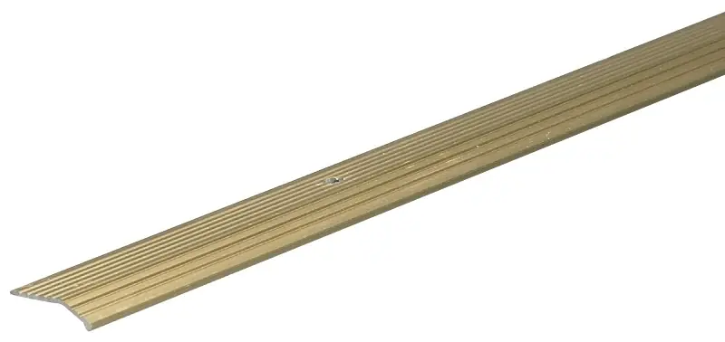 Express Delivery Frost King H113FB/3 Carpet Bar, 3 ft L, 1 in W, Fluted Surface, Aluminum, Gold, Satin