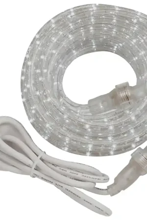 AmerTac LROPE6W Rope Light Kit, 120 VAC, 2 W, 72 -Lamp, LED Lamp, Cool White, 67 Lumens, 4500 K Color Temp, 6 ft L Popular